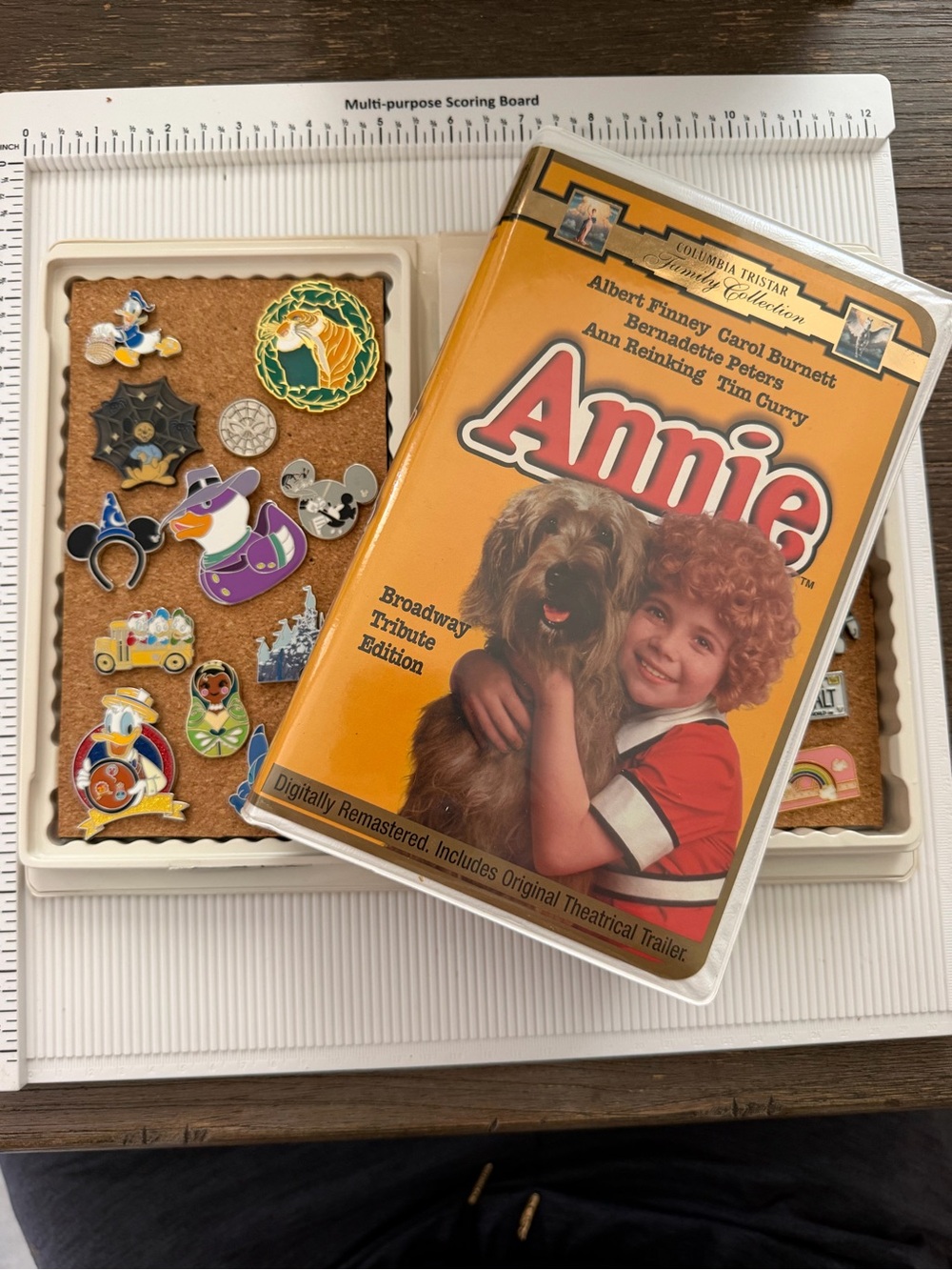 Disney Annie DVD with Bright Orange Cover